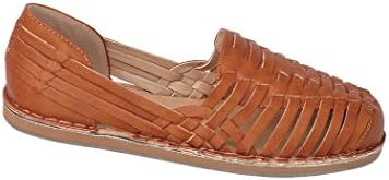 AngelSteps Women's Adult Huarache Slide Sandals 9.5 Medium US Women/Tan