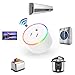 WiFi Smart Plugs that Work with Alexa& Google Home, Smart Outlet with RGB Light, No Hub Required, APP Remote Control from Everywhere, Overload Protection and Timer Function【Upgrade】