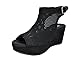 TOETOS Women's Sandro Mid Heel Platform Wedges Sandals