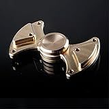 Phevos EDC spinner fidget toys,Ultra Durable High Speed fidget spinners brass material Stress Reducer,Rotate for 3-7 minutesFlying fish copper