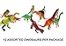 Assorted Dinosaur Figures 4-5 Inches Large Size Pack of 12 Realistic Dinosaur Toys.