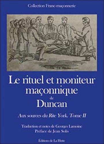 Le rituel et moniteur maÃ§onnique de Duncan (French Edition) by (Paperback)
