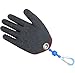 Fishing Glove for Handing Fish Safety with Magnet Release, Fisherman Professional Catch Fish Gloves Cut & Puncture Resistant with Magnetic Hooks Hunting Glove #FF0001
