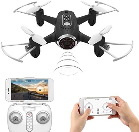RCDNE Mini Drone with Camera Live Video 2.4GHz 4CH 6-Axis WIFI FPV RC Quadcopter with App Control Flight Plan, Altitude Hold, 3D Flips, Headless Mode