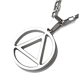 REINDEAR Hip Hop Eminem AA Logo Metal Pendant Necklace US Seller (Nekclace)