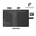 Forevermore Portfolio / Padfolio / Professional Interview Resume Folder / Document Organizer with Refillable Letter Size Writing Pad / Business Gift (Gray)