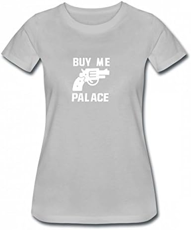 MZOUQD Buy Me Palace Skateboard Fashion Tshirt Printed Cotton T-Shirts Tops Logo Original Womens Tee Gray