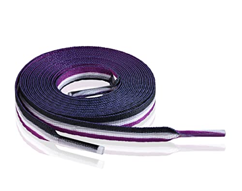 Asexual Flag Striped Shoelaces for Sneakers, Boots, Shoes and More - LGBTQ Accessories - Colorful Boot Shoe Laces for Men and Women – 1 Pair at Amazon