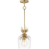 Maxim Lighting 2871GL Paloma - 1 Light Pendant-12 Inches Tall and 7.75 Inches Wide, Finish Color: Gold Leaf