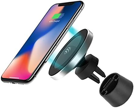 Magnetic Wireless Car Charger - for Apple iPhone XS/XR/X/8, Samsung Galaxy S9/S8/S7/S6 edge and All QI-Enabled Devices UPGRADED 10W …