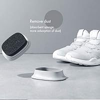 Shoe Polish Brush - Quick Shine Shoes Brush Cleaner Leather Polishing Cleaning Liquid Wax Shining Sponge Polisher Shoe - Cleaning Suede Stiff Leather Washing Outdoor Soft Electric Brushes Hor