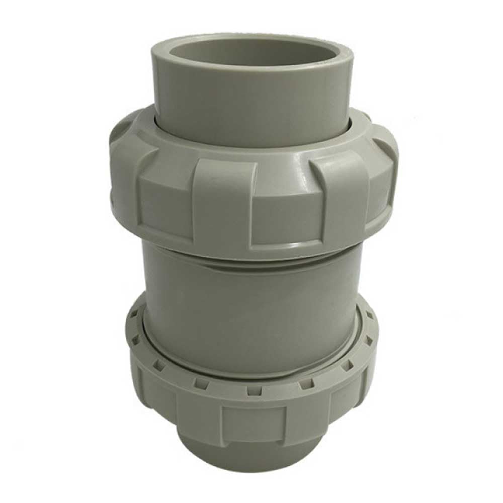 Diameter 32mm Gray Non Return Valve Water Block Leak Protection Valve in-Line Washing Machine Dishwasher Valve