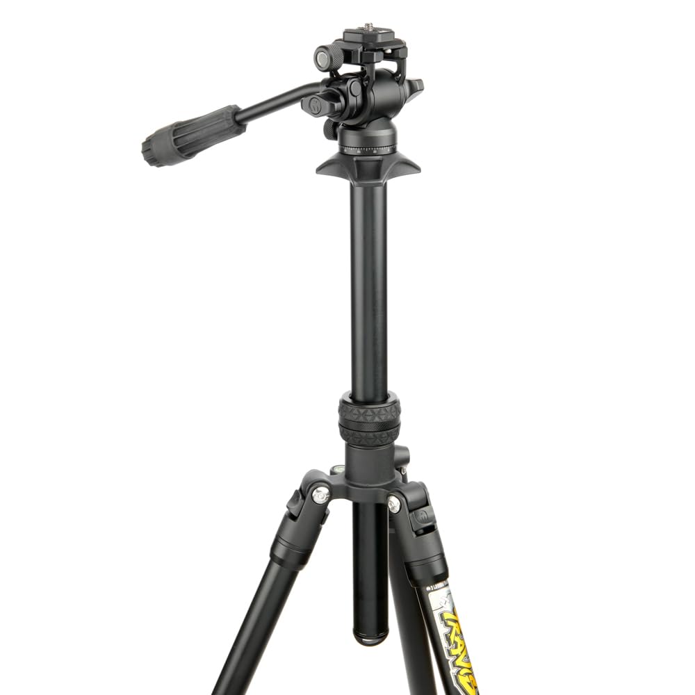 3 Legged Thing Punks Travis Video Magnesium Alloy General Use Tripod Kit (Darkness Matte Black)