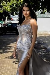 INEWER Lace Appliques Prom Dresses 2025 Long with