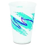 Solo R7N-00055 7 oz Jazz Waxed Paper Cold Cup (Case of 2000)