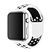 SMEECO Compatible with Apple Watch Band 42mm 44mm,Soft Breathable Silicone Strap Replacement iWatch Bands for Apple Watch Series 3, Series 2, Series 1 Sport Nike (42mm/44mm S/M)