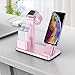 YoFeW Charging Stand for Apple Watch Charger Stand Aluminum Dock Station Compatible for iWatch Apple Watch Series 4/3 / 2/1/ AirPods/iPhone X/XS/XS Ma /8 / 8Plus / 7/7 Plus /6S /6S Plus