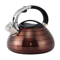 Stove Top Tea Kettle - Stainless Steel Whistling Kettle for Teas, Coffee - 3L
