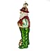 Old World Christmas Fly Fishing Santa Glass Blown Ornament for Christmas Tree, Handcrafted Holiday Decoration, Fisherman Collection