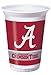 Creative Converting Alabama Crimson Tide Printed 20 Oz. Plastic Cups (8 Count), Multicolor