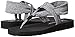 Skechers Cali Women's Meditation Slingback Yoga Flip-Flop,Grey,7 M US