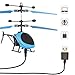 Leegor Mini RC Infraed Induction Helicopter Aircraft Flying Flashing Light Toys For Kids USB Charged Airplanes Birthday Present Xmas Gift
