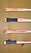 BLAST FIND 4 Piece Handcrafted Eating Utensils , Organic Bamboo Wooden Spoons set with Anti-Slip Handles & Non Abrasive Finis