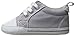 Luvable Friends Unisex Baby Crib Shoes, Gray Canvas, 12-18 Months