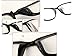 AM Landen 1.8mm 2 Pairs Black Non-Slip Silicone Nose Pads for Eyeglasses