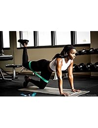 sygnature cuerpo Co Premium bandas de resistencia   Juego de 4 con bolsa de transporte   Bandas de ejercicio para activación GLUTE, fuerza, resistencia, estiramiento y entrenamiento físico por