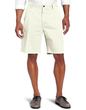 Men's Cotton Twill Flat Front Short