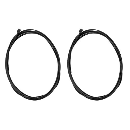 MonkeyJack 2 Pieces 6.89ft Bike Bicycle Brake Universal Rear Derailleur Shifter Cable Set Teflon Coated Rear Shifting Inner Cable Bike Shift Gear