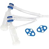 Jeffergarden Goat Sheep Milker Machine Parts Milker Claw Kit Milking Teat Cup Milk Collector for Goat Mobile Milking Machin