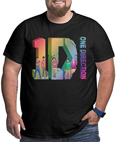 Men T Shirts Plus Size One Direction Tees Crew Neck Tops for Father