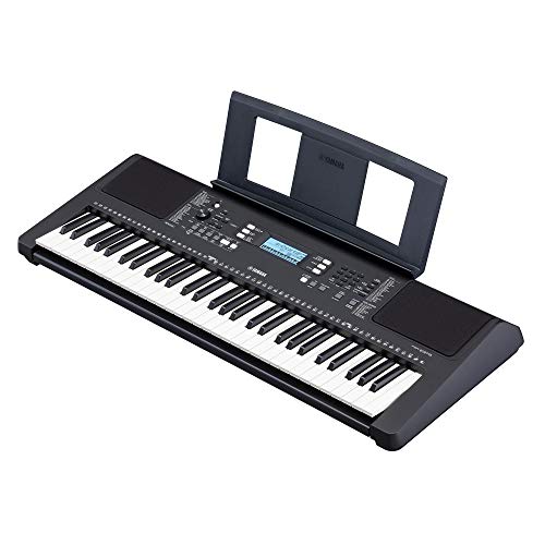 Yamaha PSRE373 PKS 61Key Premium Keyboard Pack With Power Supply, X