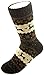 Zando Womens Super Thick Merino Ragg Knit Warm Wool Crew Mid-Calf Winter Socks
