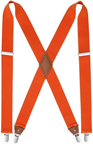 ヒスデン Hisdern サスペンダー メンズ クリップ式 調節可能 X型35mm しっか り 錆びない ワンサイズ 男女兼用 レディース ズボン吊り ホルスター カジュ アル パーテイー おしゃれ ビジネス Sxl1