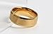 UOKOHO 8mm Mens Wedding Band Ring Matte Finish Beveled Polished Edge Comfort Fit