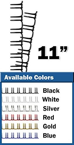 3/4" 2:1 Black Twin Loop Binding Wires (Qty 50)