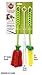 Long Bottle Brush Cleaner Set (3-in-1) & Straw Brushes - Bottle Cleaner Brush with Straw Cleaner - Thick and Thin Dish Brush Set with Straw Cleaners for Washing Baby Bottle, Water Bottles, Mugs