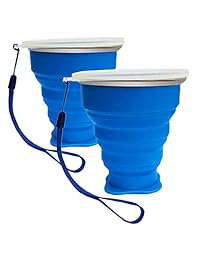 Erlsig   Taza de viaje plegable de silicona irromp