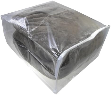 Clear Vinyl Zippered Storage Bags 15x18x9, Set of 10, AK Plastics by AntiqueKitchen