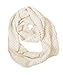 Simplicity Unisex Long Cowl Knitted Neck Scaves Circle Infinity Scarf, Beige