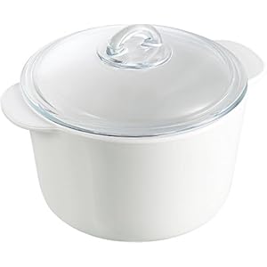 Pyroflam P23A000/5043 Casserole with Lid, 1.0L , White