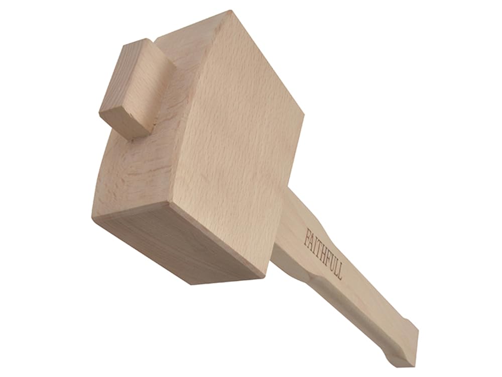 Faithfull FAICM412 Carpenters Beech Mallet 4.1/2in,Brown