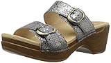 Dansko Women's Sophie Flat Sandal, Metallic Snake, 40 EU/9.5-10 M US