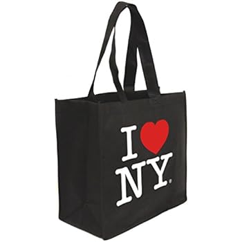 www.semadata.org NYC Photo Reusable Shopping Tote Bag - New York City (Black) by Universal Souvenir ...