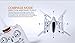KiiToys Drone with Camera Quadcopter RC Drones Helicopter - Beautiful HD Cam, Air Pressure Sensor Altitude Lock, Easy Control Headless Mode, Return Home Key, 6 Axis Gyroscope