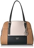 GUESS Huntley Big Grain Cali Satchel, Black/Multi