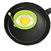 Robot Bee 4 Pack Non-stick Silicone Egg Ring, Kitchen Cooking Round Egg Pancake Rings Mold BPA Free-Green